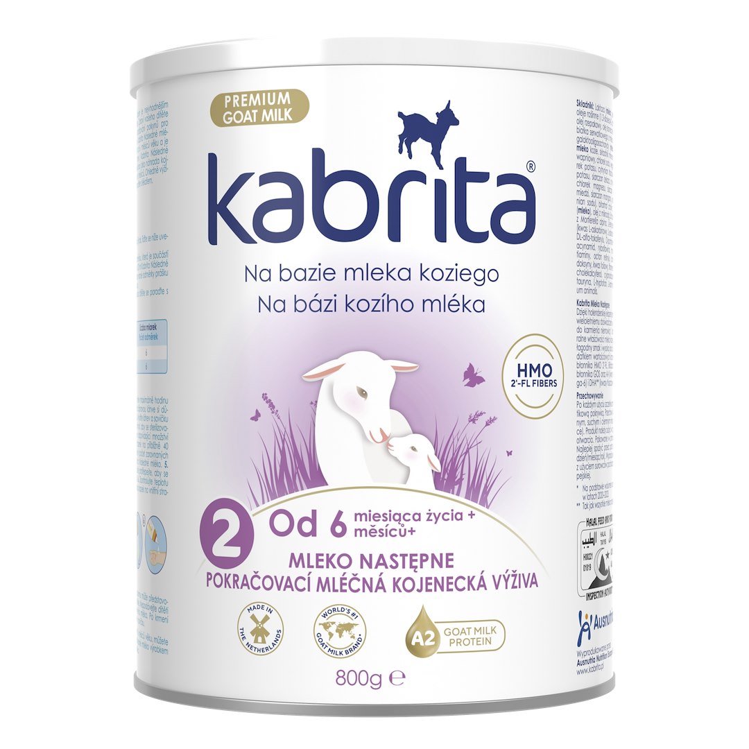 Next milk from HMO based on goat's milk 6-12m 800gx3 Kabrita 2 Packaging status original