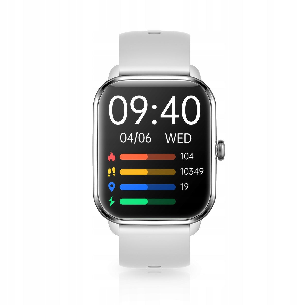 Niceboy Watch 3 Arctic Silver Smartwatch Silver 1,85 IP67 Metal Case Packaging status original