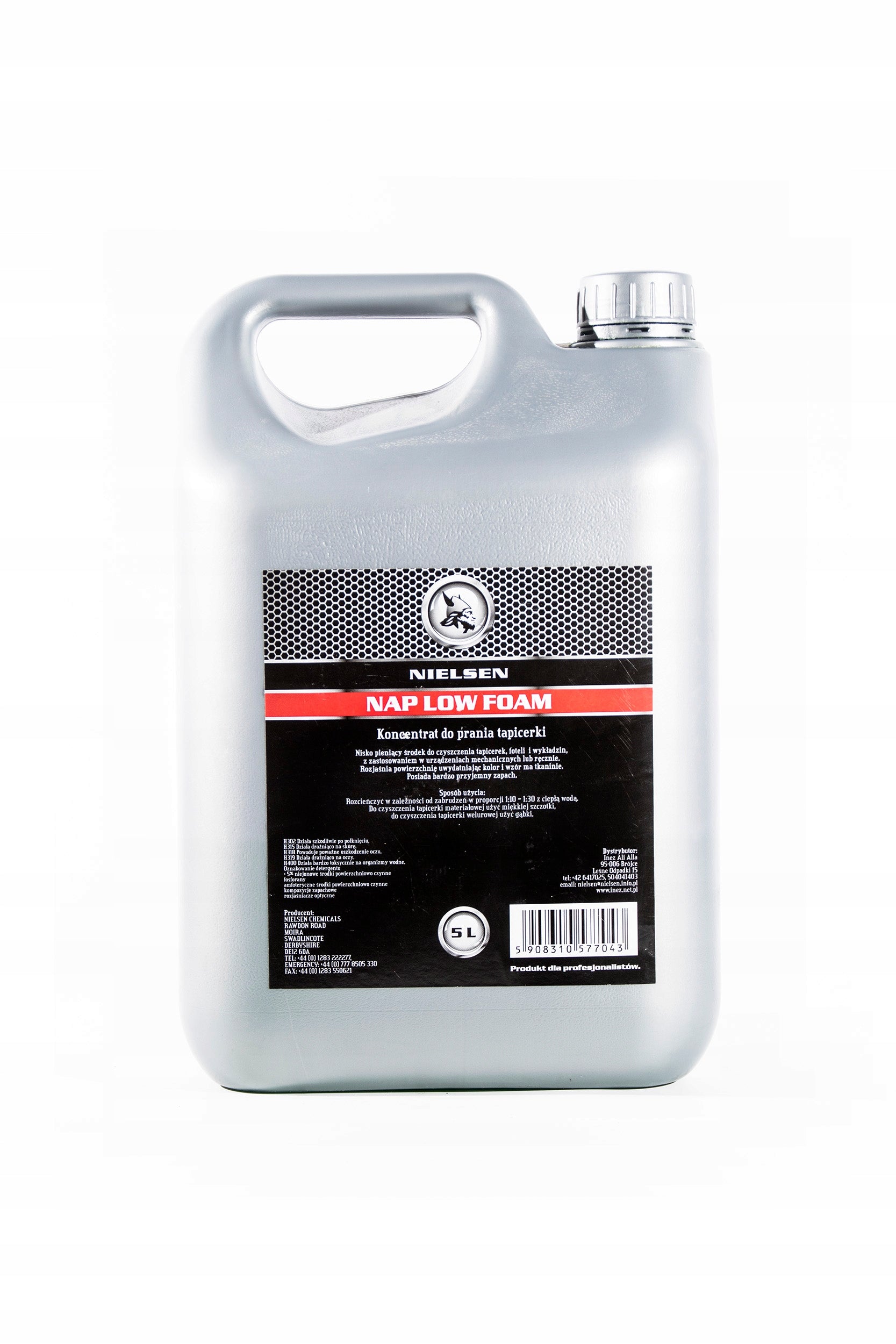 Nielsen Nap Low Foam Fabric Extraction Washing Concentrate 5l Manufacturer Nielsen