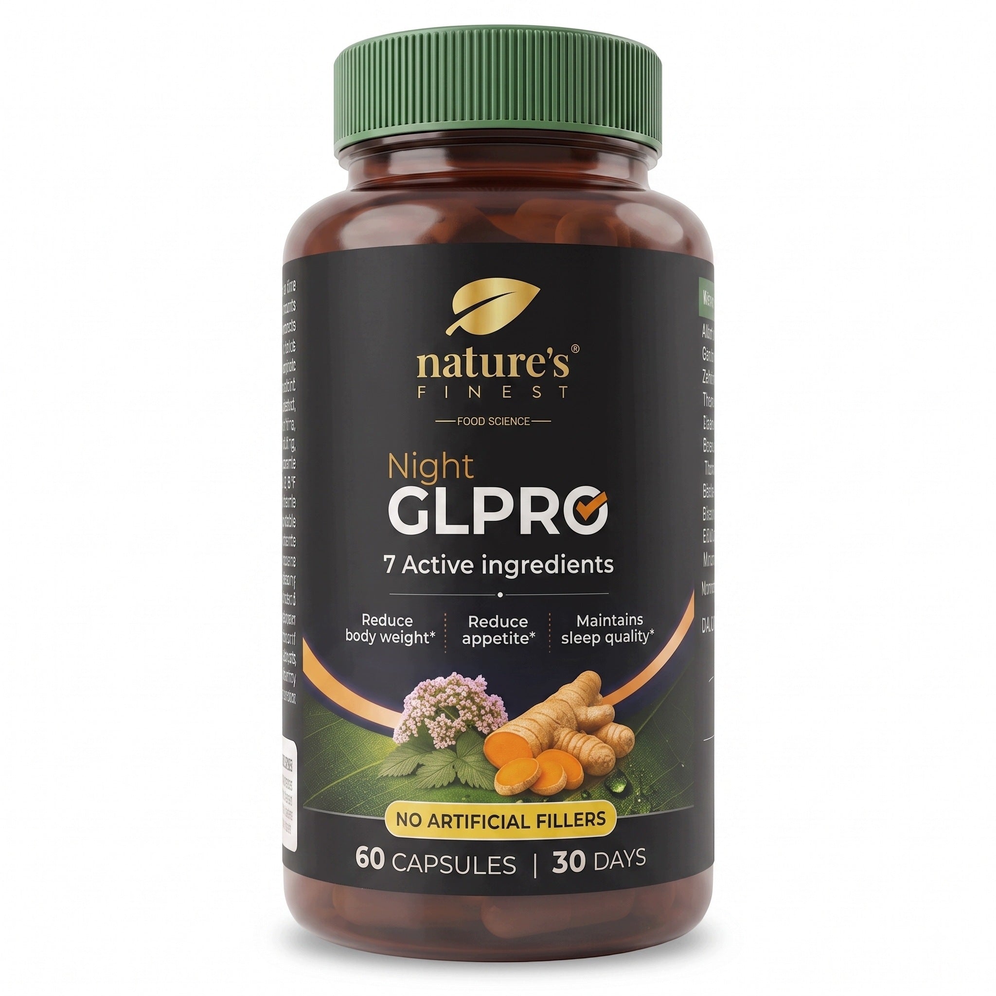 Night GLPRO Night – Chudnutie, kontrola chuti, spánok – Nature’s Finest