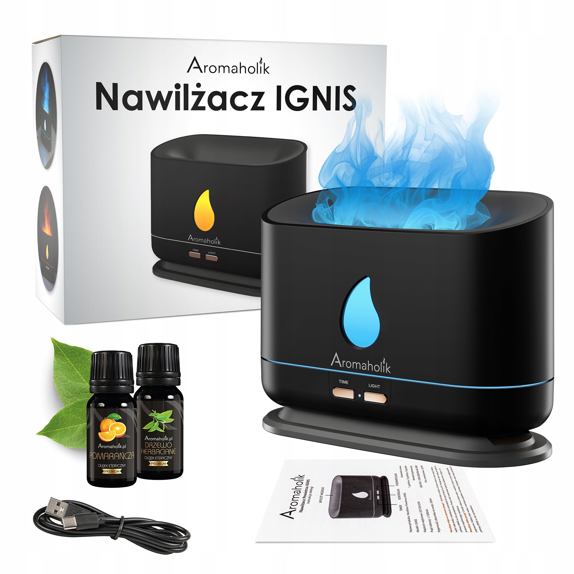 Night Light with Moisturizing Function + Essential Oils Aromatherapy