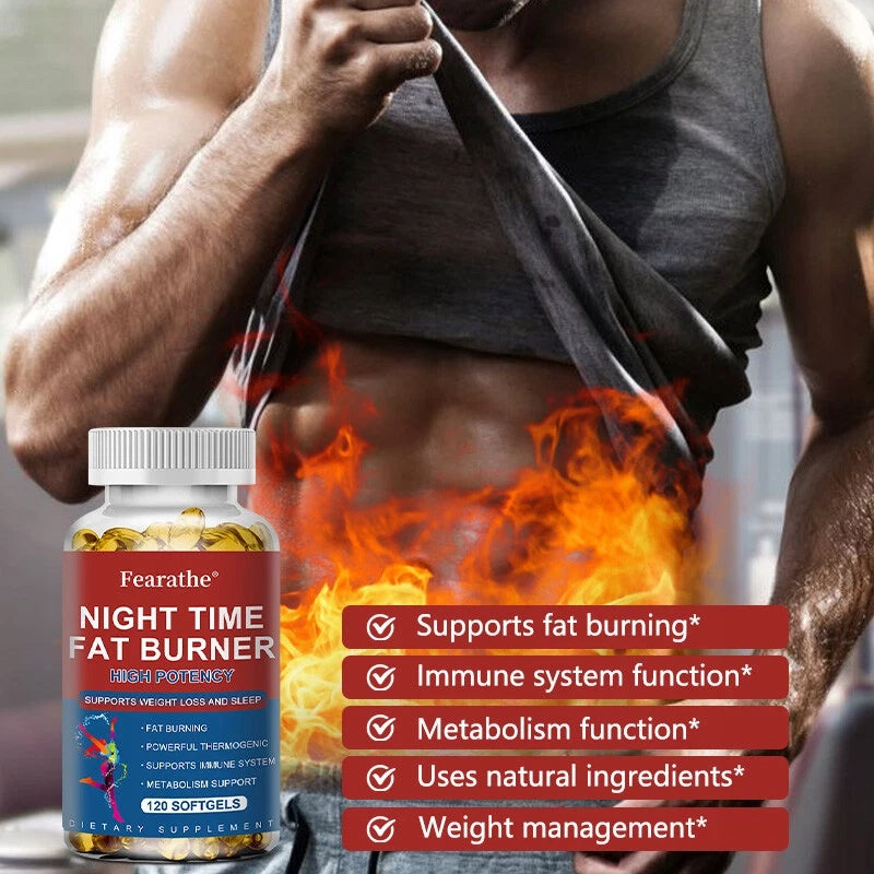 Night fat burner – Accelerates metabolism, supports weight loss... Packaging status original