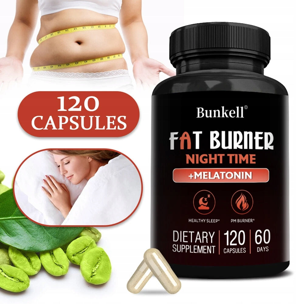 Night fat burner – weight loss support, help in falling asleep, middle h Packaging status original