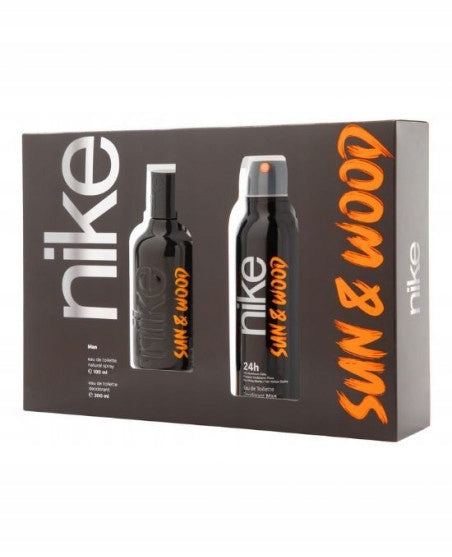 Nike SUN & WOOD EDT Set - 100ml + Deodorant - 200ml Packaging status original