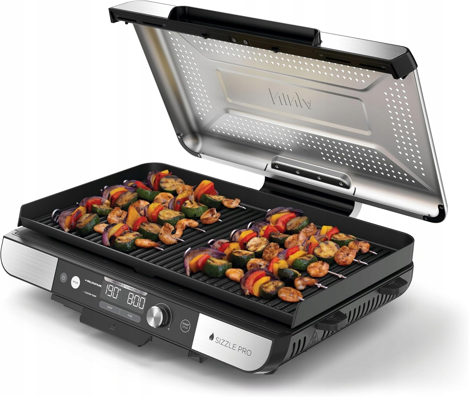 Ninja Electric grill 1800W flat plate XL 1150cm2 silver black