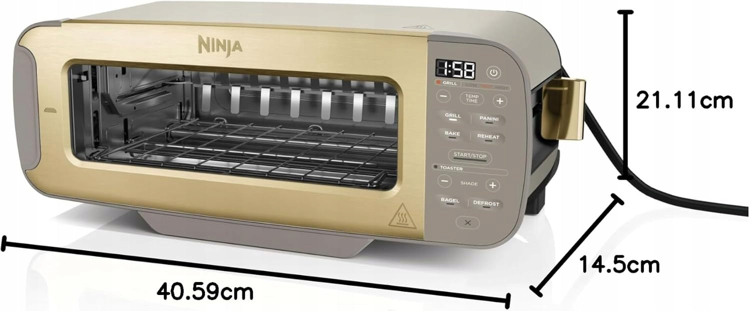 Ninja toaster oven 3in1 Toaster 7 functions 7 settings stone gold 1200W Brand Ninja