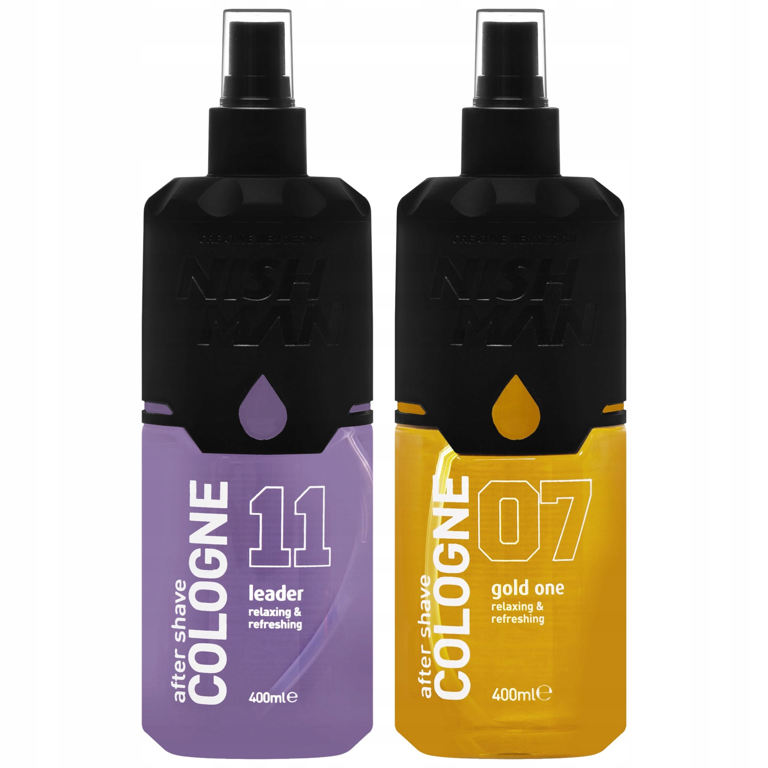 Nishman After Shave Cologne Leader 400ml + After Shave Gold One 400ml