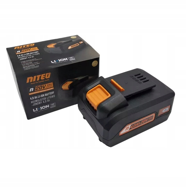 Niteo Orange 4,0Ah Lithium-Ion Battery Compatible with 20V Max Series