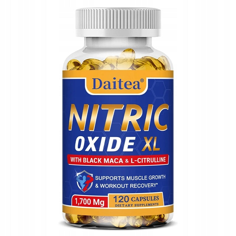 Nitric oxide XL 120 capsules, reduce fatigue, muscle growth, energy