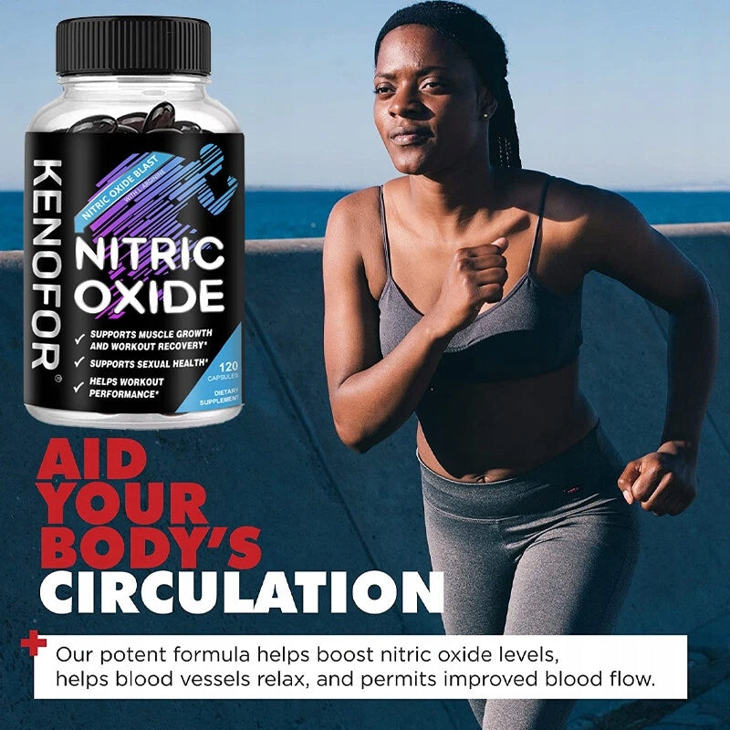 Nitric oxide booster improves strength and endurance, promotes muscle growth Expiration date at least 1 year from the date of purchase