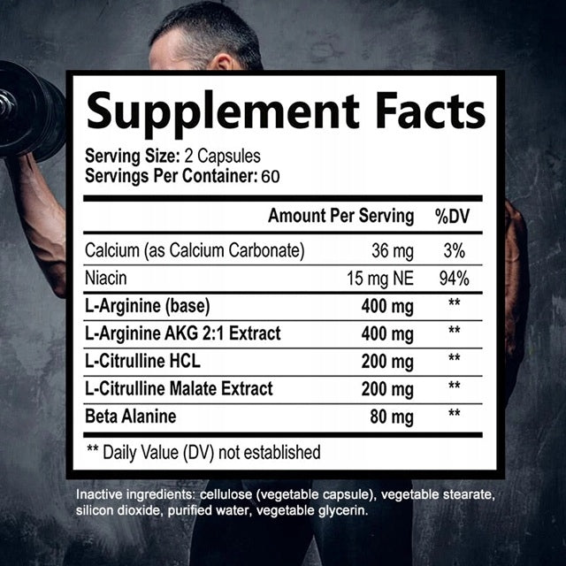 Nitric oxide booster, supports muscle and hormone health, action... EAN (GTIN) 074283925886