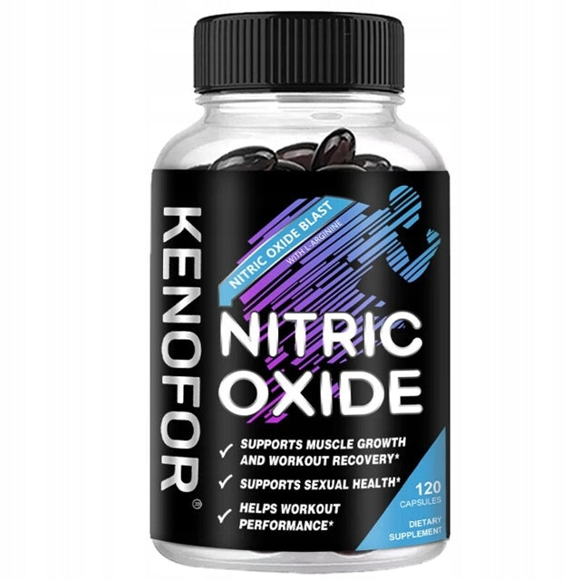 Nitric oxide booster, supports muscle and hormone health, action...