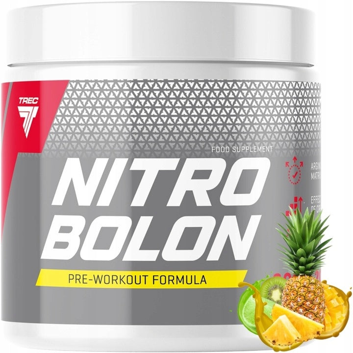 Nitrobolone Trec Strong Pre-Workout 300G Citrulline AAKG Creatine CM3