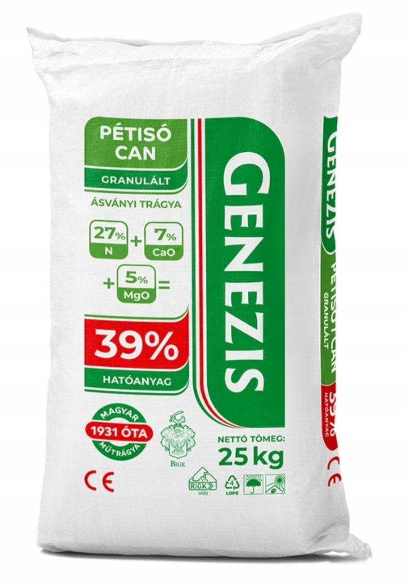 Nitrogen fertilizer Saletrzak +MgO+CaO granules 25 kg for lawn and vegetables
