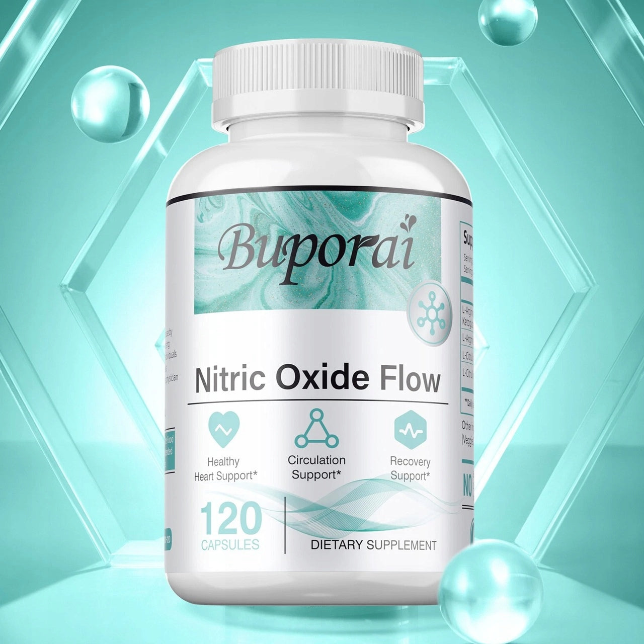 Nitrogen oxide flow – improves blood circulation, energy and endurance, health Packaging status original