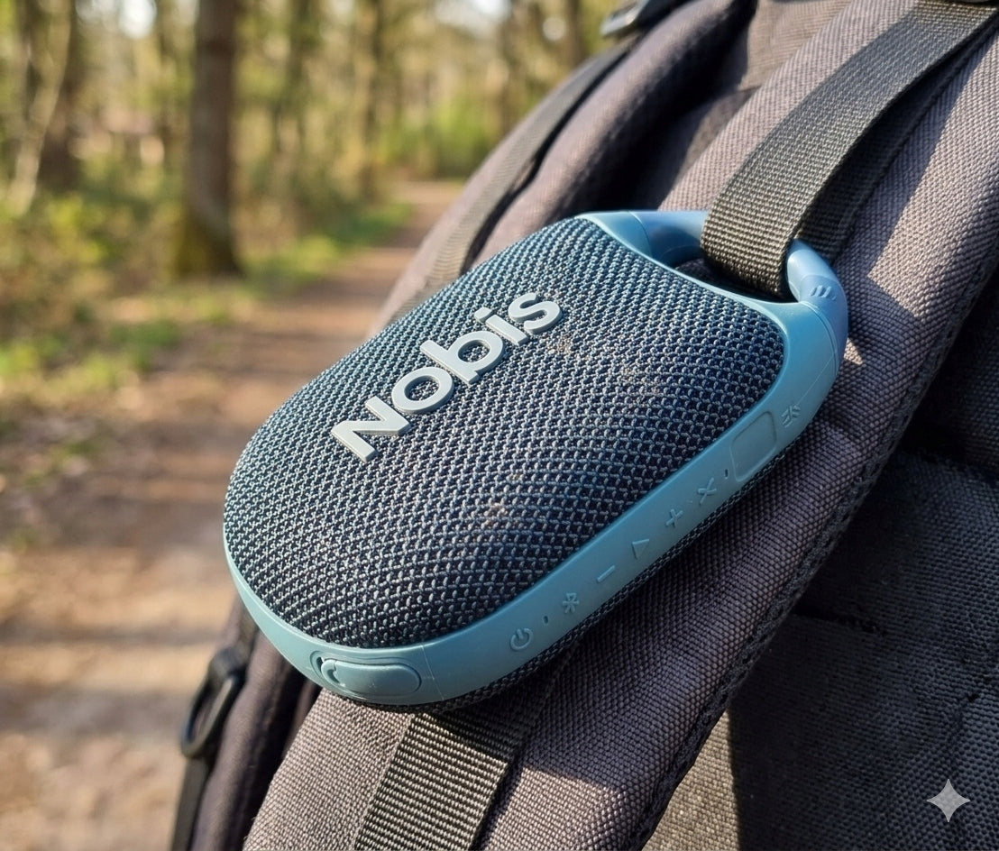Nobis Clip N1 IP68 5W USB C Stereo Link Bluetooth Speaker Brand no brand