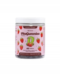 Noble Health VitaGummies Vitamin D, strawberry gummies, 60 pieces