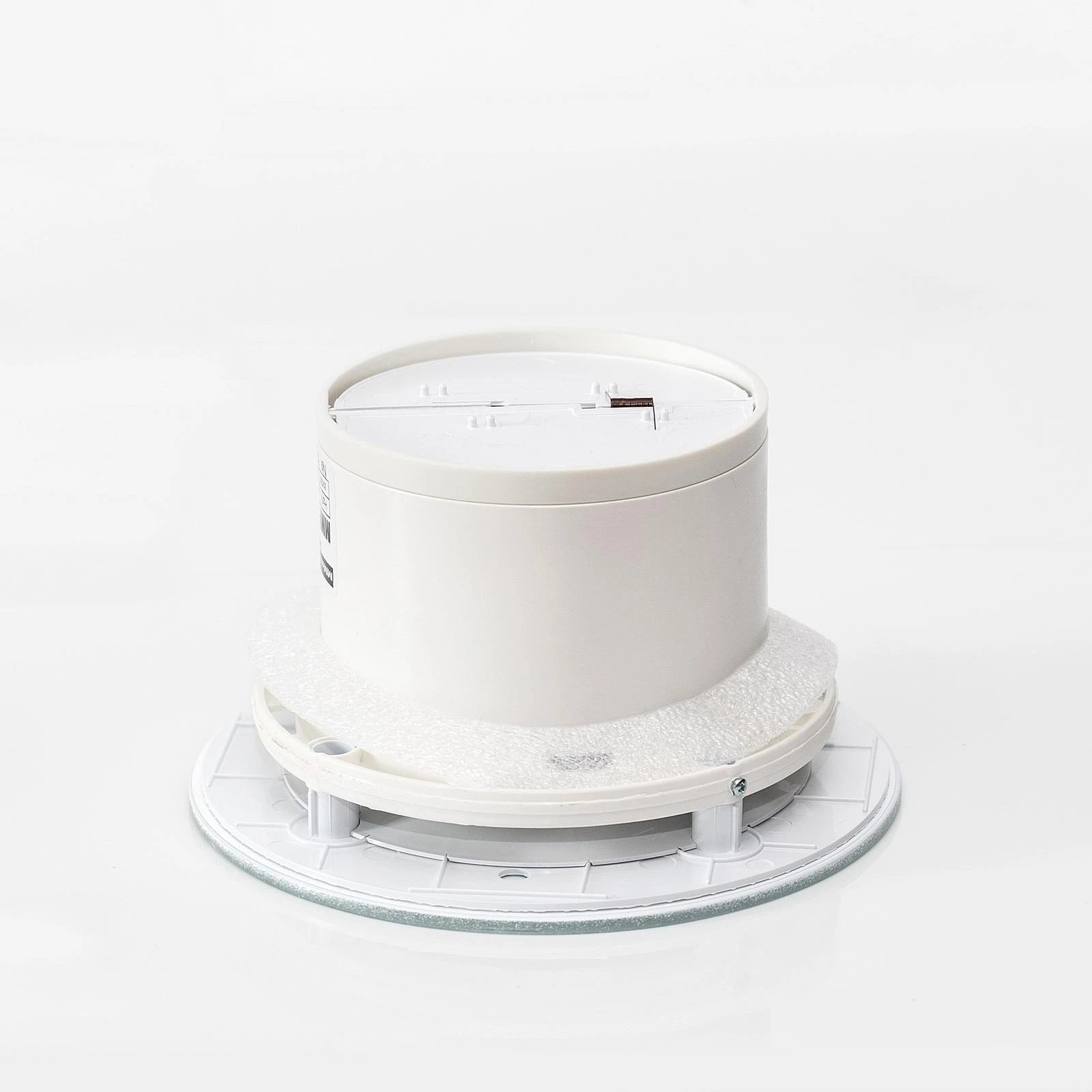 Noiseless glass round bathroom fan hygrosta Ø100mm flash eco Certificates of conformity CE