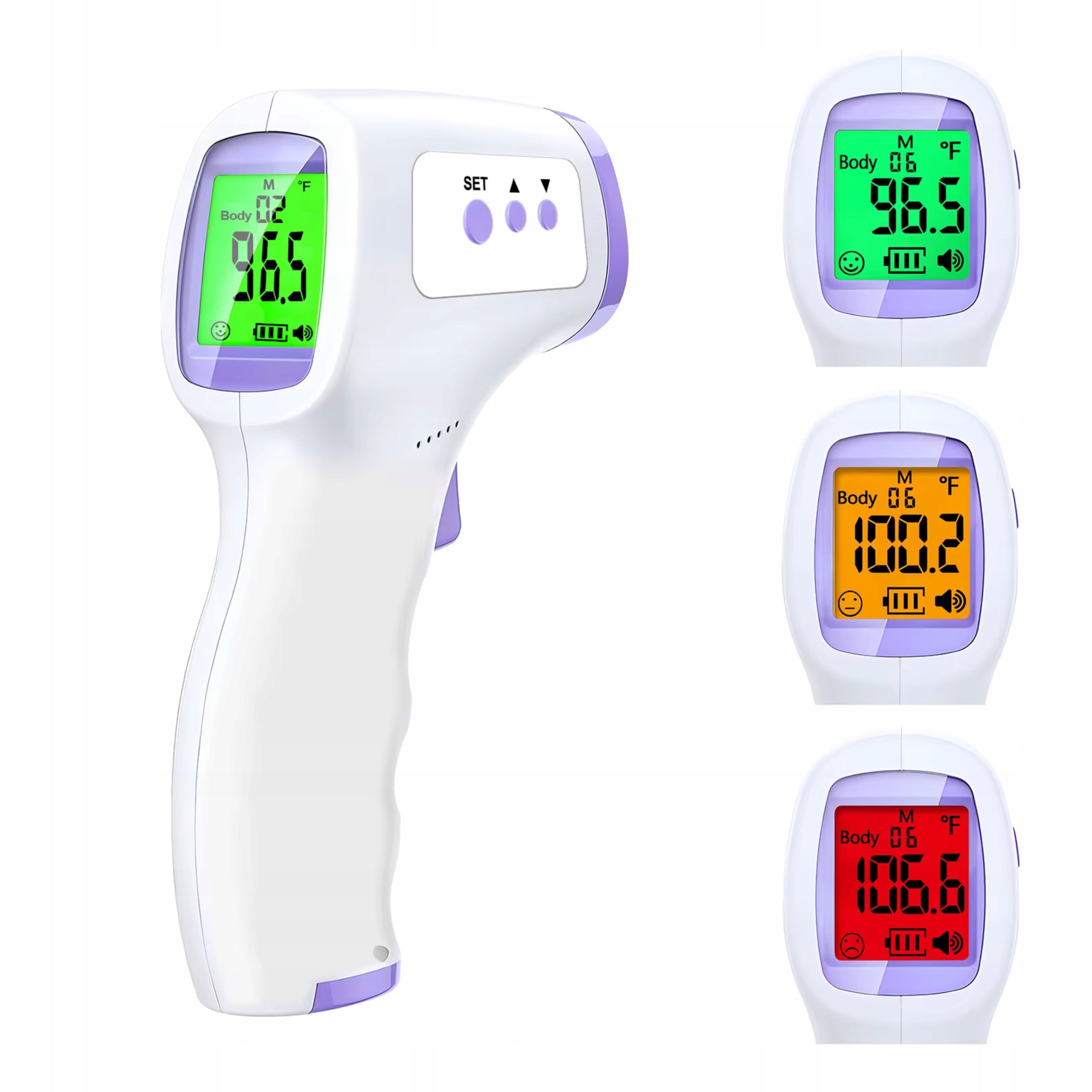 Non-Contact Medical Thermometer For Children Forehead IR Electronic LCD Packaging status original
