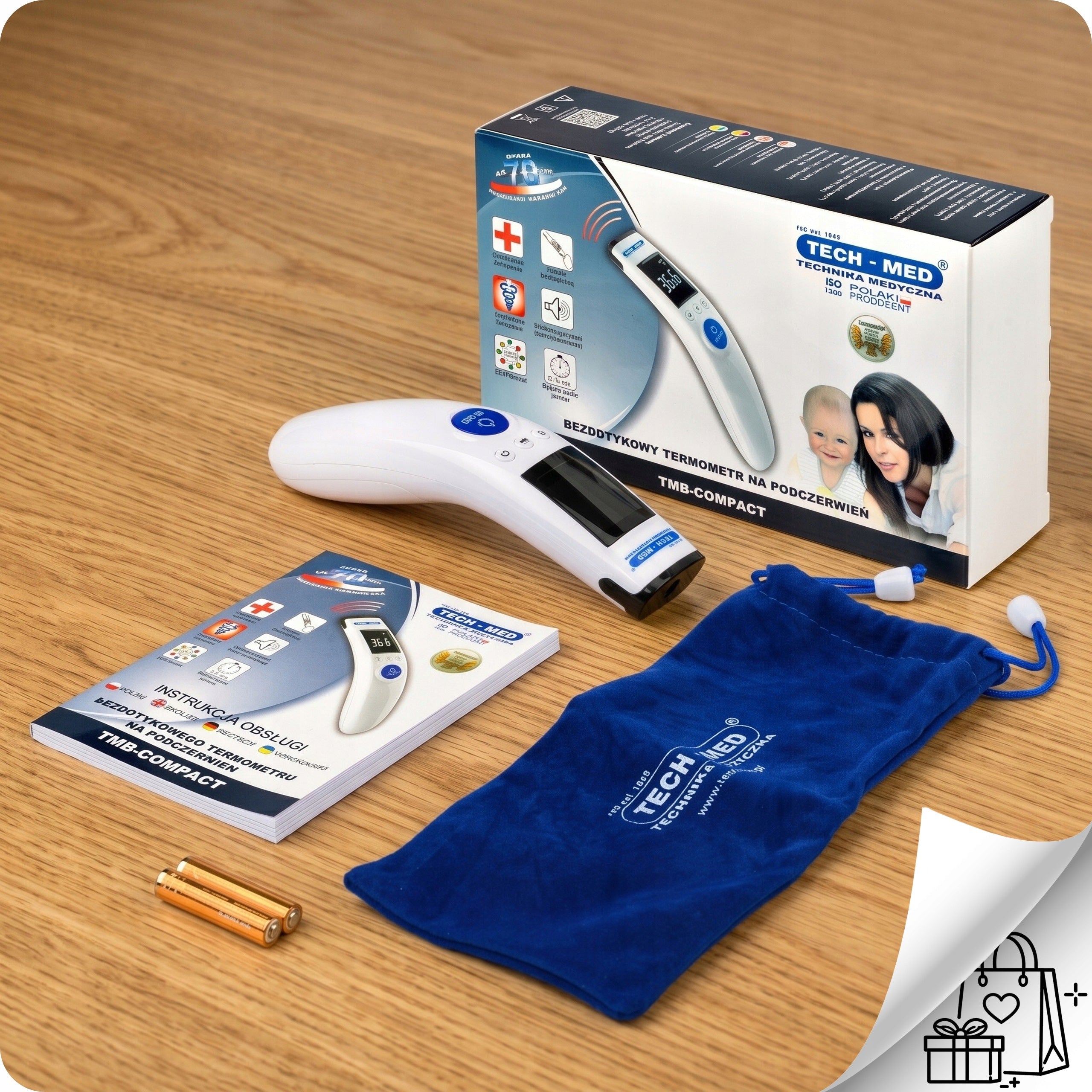 Non-Contact Thermometer For Children Medical Quick Measurement Tech-Med Medical device yes