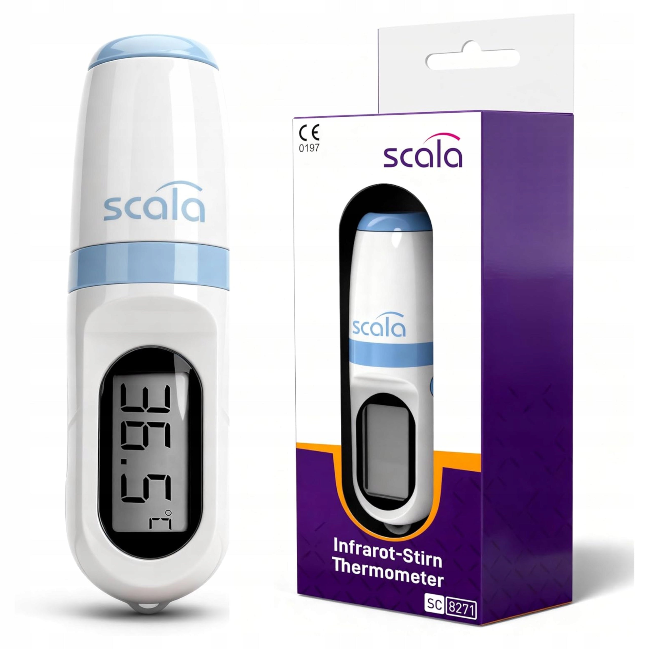 Non-contact infrared front thermometer SC 8271 0,1°C 1s