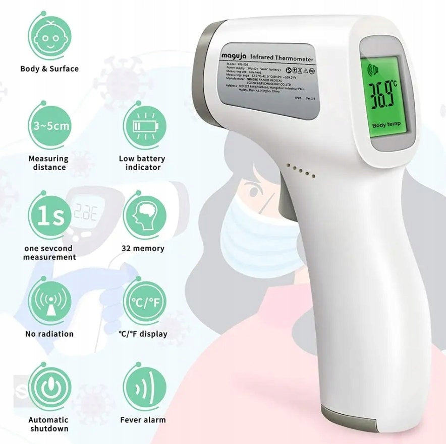 Non-contact thermometer 2in1 Non-contact 5.0 Brand no brand