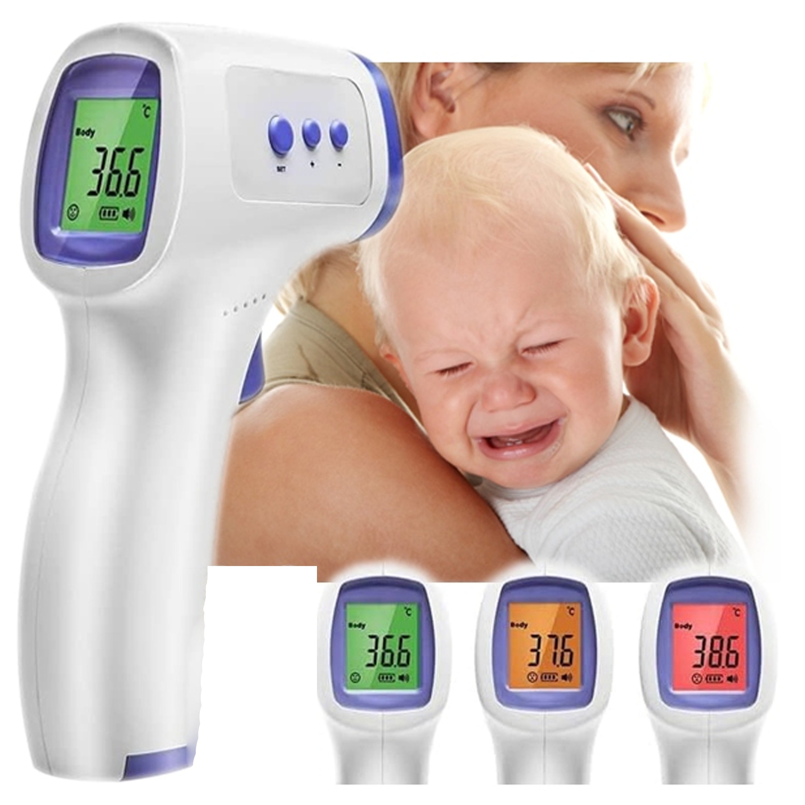 Non-contact thermometers for Children and Adults electronic CE CERTIFICATE
