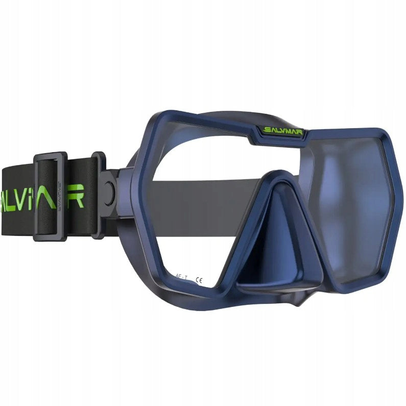 Non-pairing diving mask Salvimar DRAKE with elastic strap blue Packaging status original