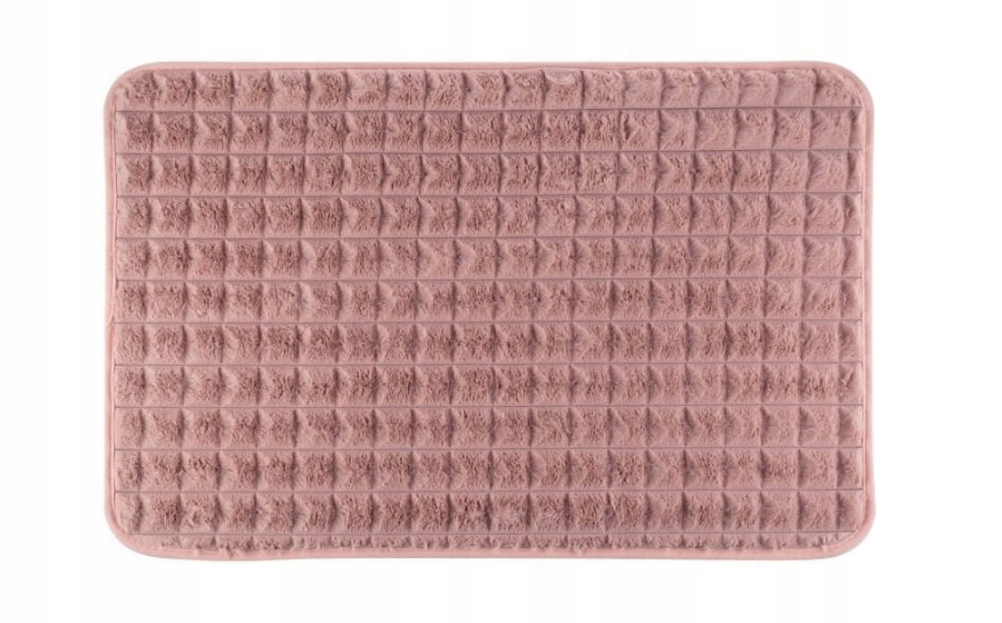 Non-slip bathroom rug 2 el. pink Panama Length 70 cm