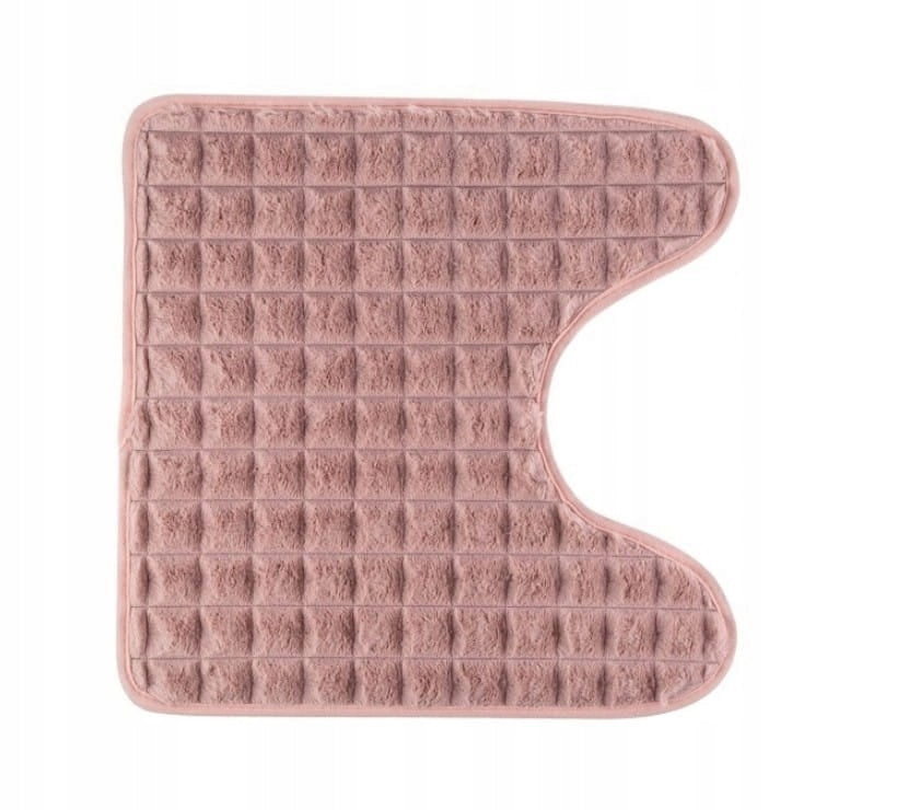 Non-slip bathroom rug 2 el. pink Panama Product width 45 cm