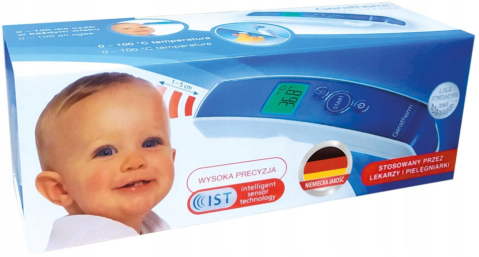 NonContact Digital Thermometer NonContact Geratherm 1 Piece Batteries included yes