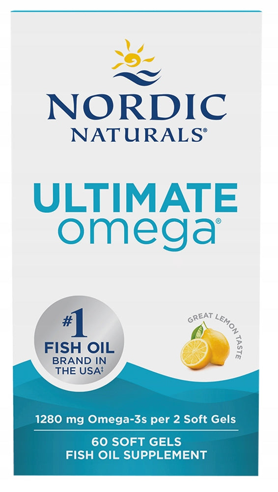 Nordic Naturals - ULTIMATE Omega fatty acids - 3 | 1280 mg | 60 kaps. Expiration date not specified