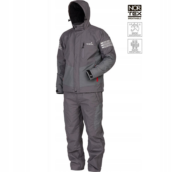 Norfin Mist Rain Suit Grey Size L