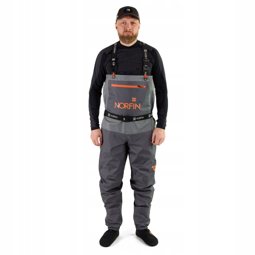 Norfin Waterers Pilot Stockingfoot Gray Size M Brand Norfin