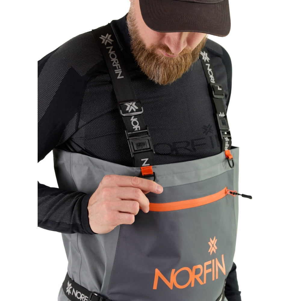 Norfin Waterers Pilot Stockingfoot Gray Size M Kind high (up to chest)