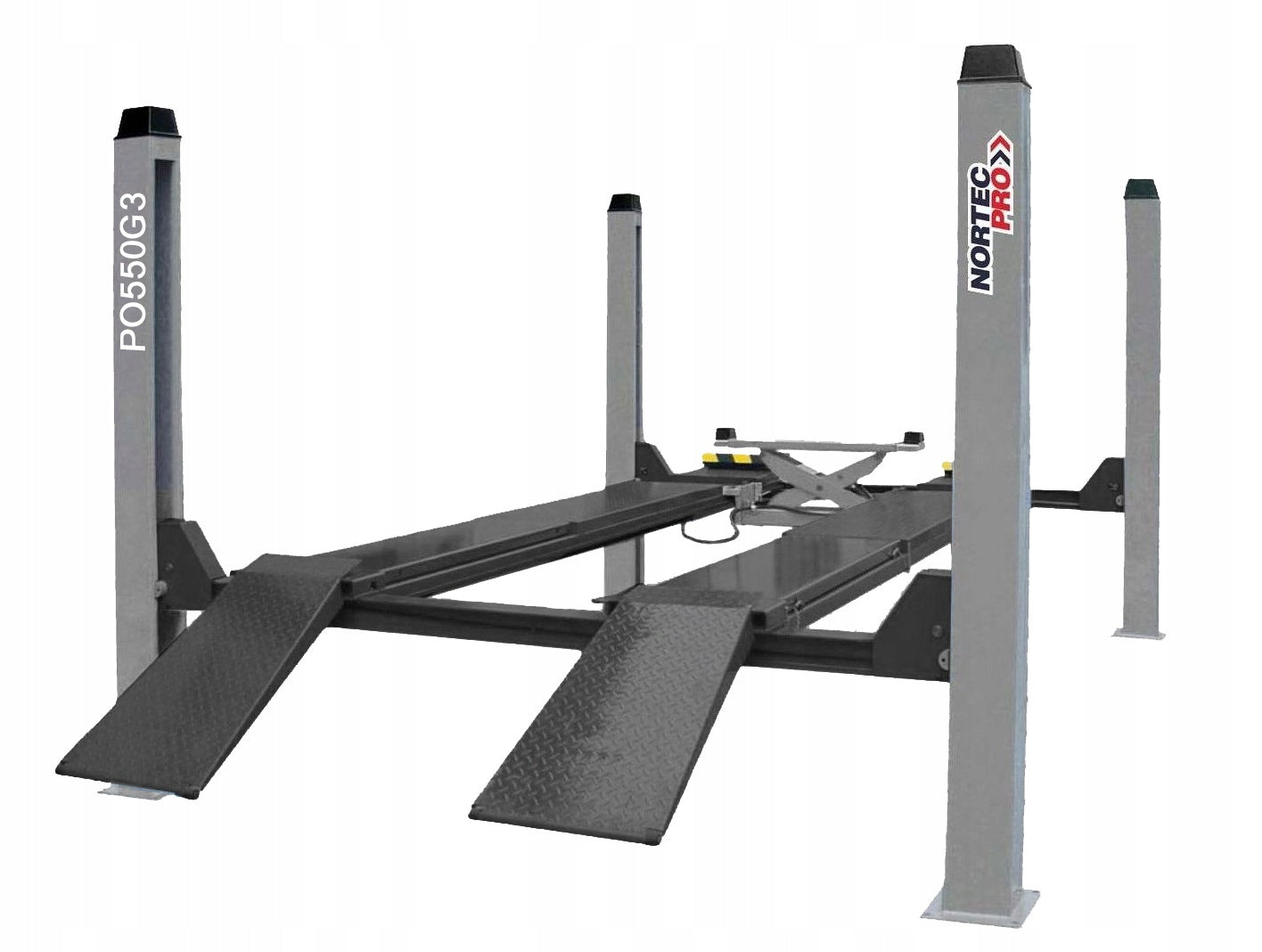 Nortec four-column lifter PO520G3 , 5,2 TONY , 3D GEOMETRY