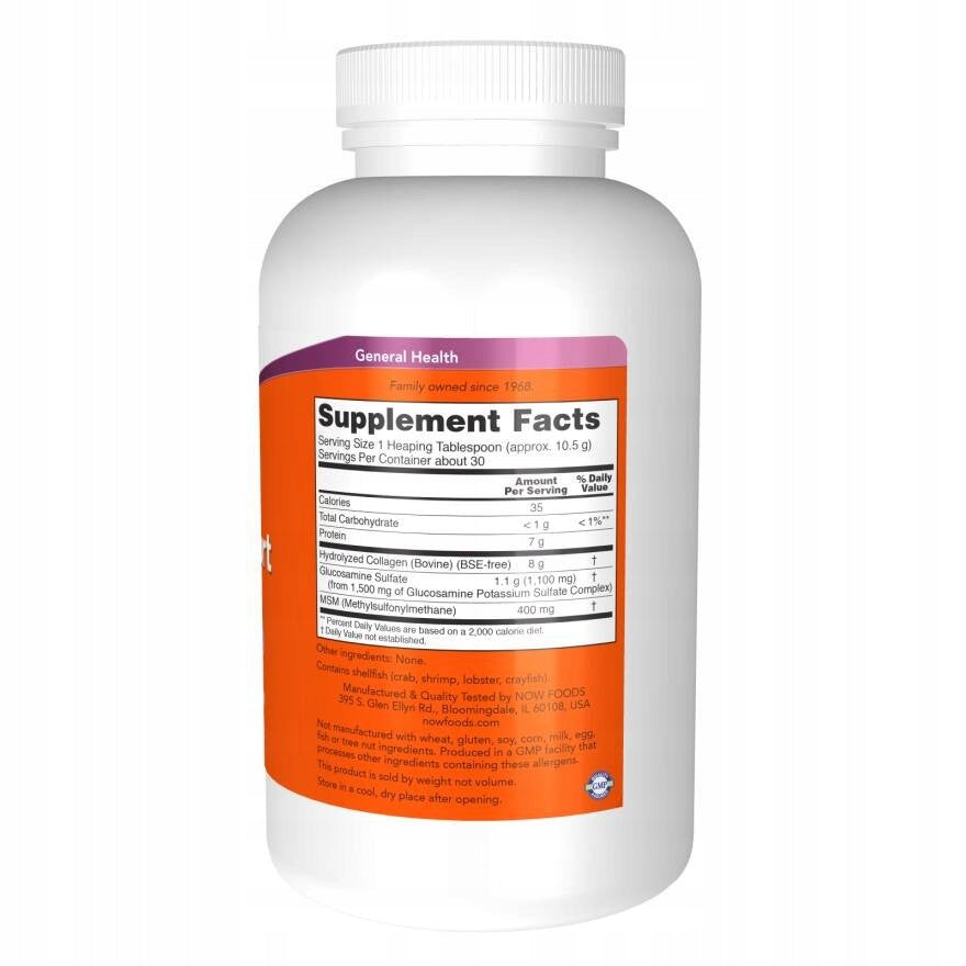 Now Foods Collagen Joint Support 312g collagen joints tendon cartilage Brand Now foods