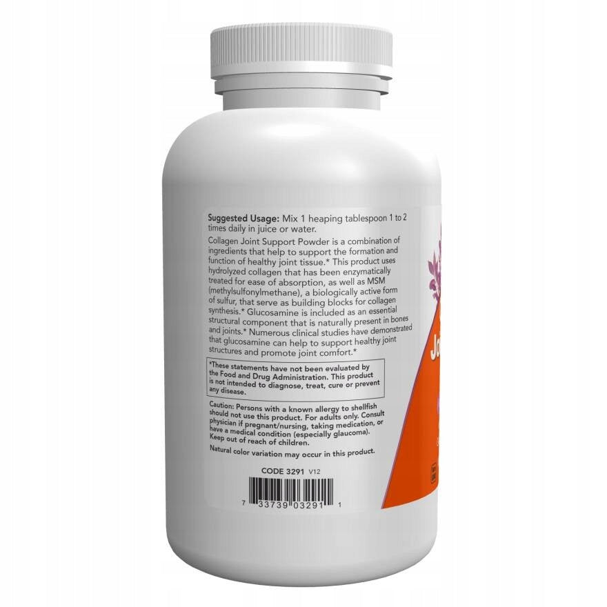 Now Foods Collagen Joint Support 312g collagen joints tendon cartilage Form powder