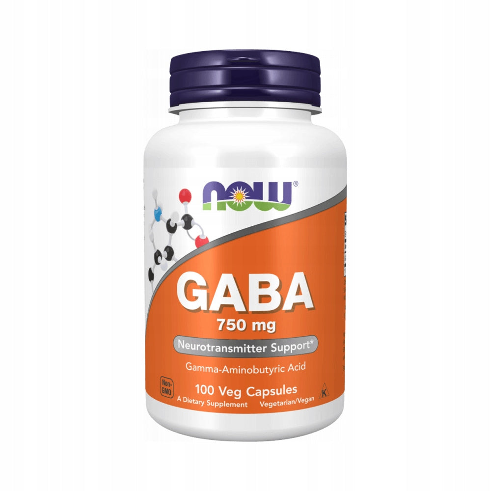 Now Foods Gaba 750mg (100 vcaps) Standard