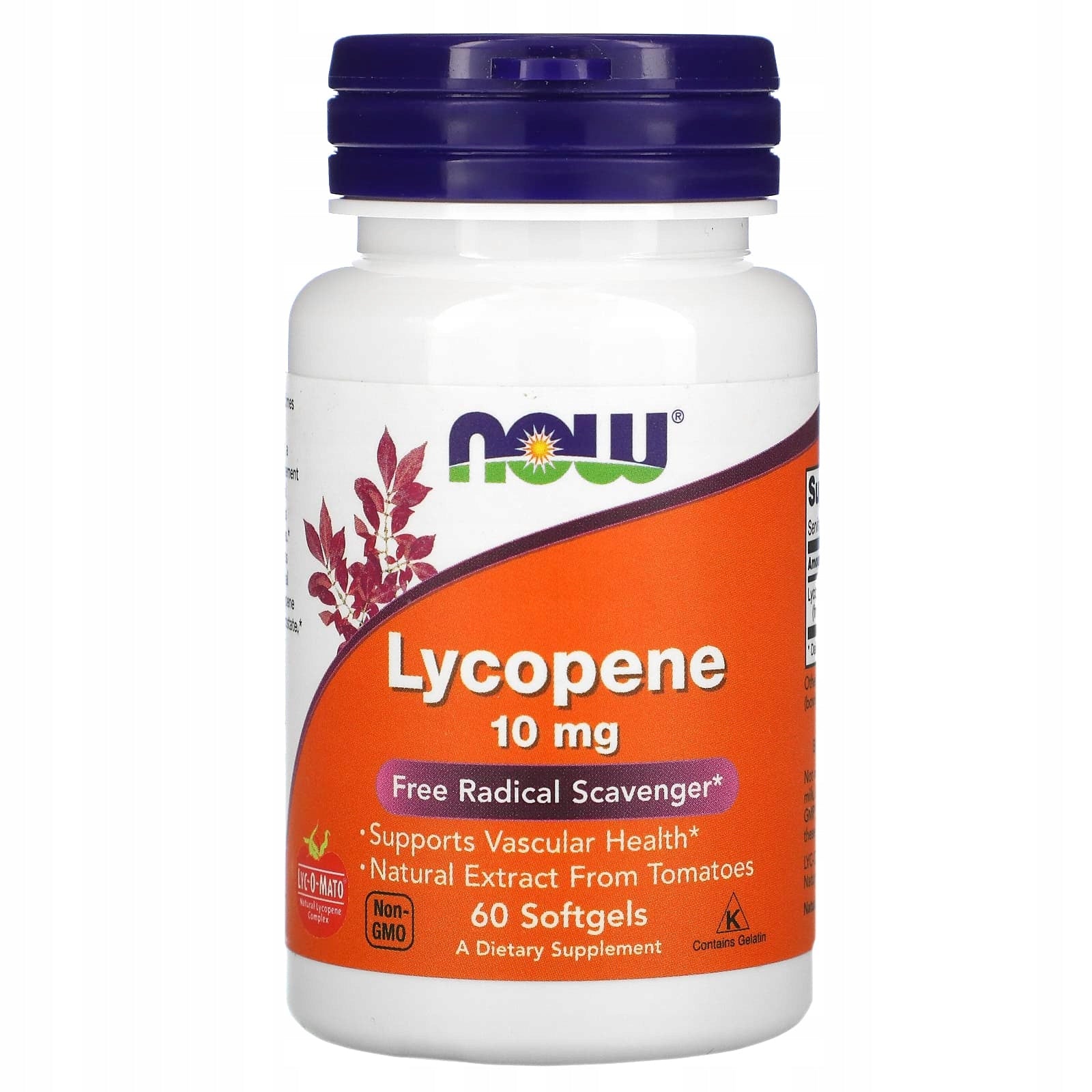 Now Foods Lycopene 10 mg 60 Capsules Brand Now foods