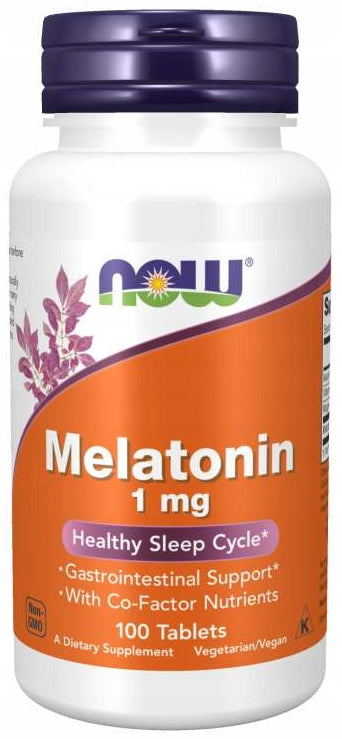 Now Foods Melatonin 1mg Melatonin B3 B6 Better Sleep 100t