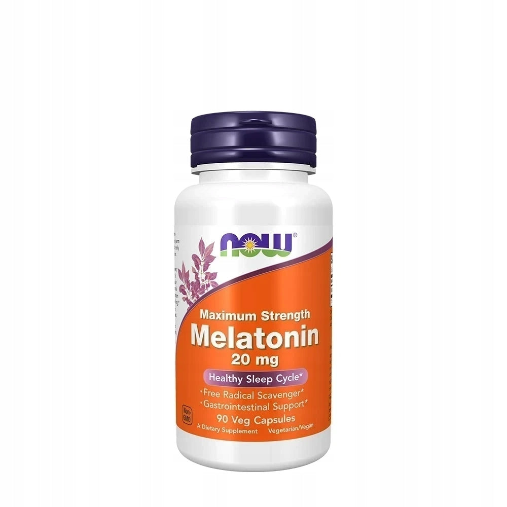 Now Foods Melatonín 20 mg- ultra silný 90 veg. kapsula