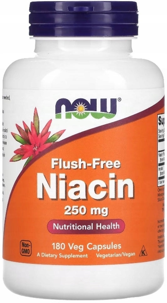 Now Foods Niacin Flush Free 250mg 180vkaps - Vitamin Bps EAN (GTIN) 0733739005007