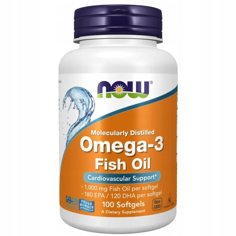 Now Foods Omega-3 1000 mg 100 soft capsules