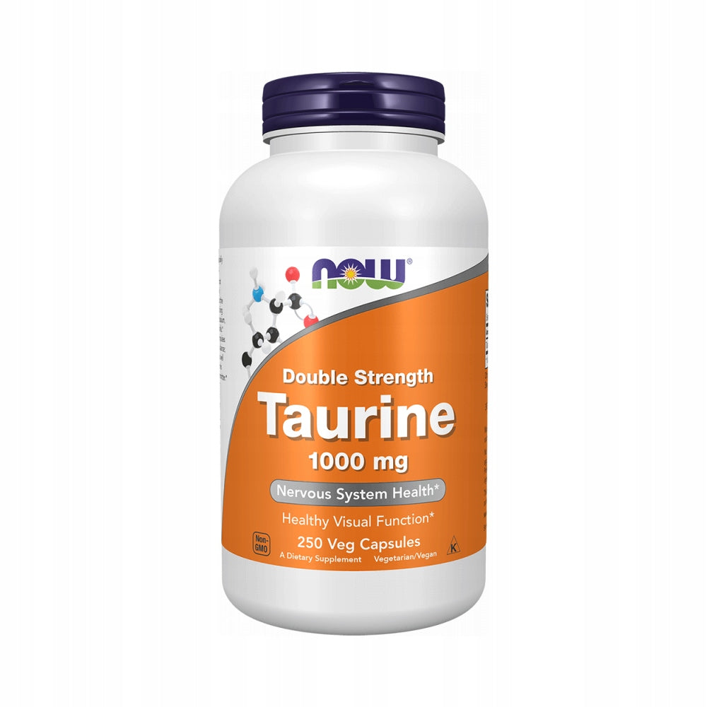 Now Foods Taurine 1000mg (250 vcaps) Unflavored