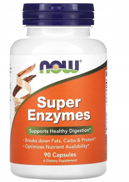 Now Super Enzymes Digestive Enzymes 90caps Stomach Intestinal Digestion USA