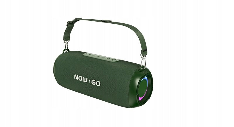 NowGo F8: Powerful and Versatile Bluetooth Speaker, Green