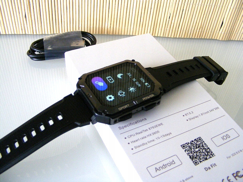 Nowy Smartwatch Wojskowy C20 Professional New (nowy model, komplet) Kind smartwatch