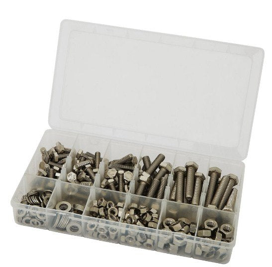 Nut Bolt Set 300pcs Stainless DIY Brand Swe