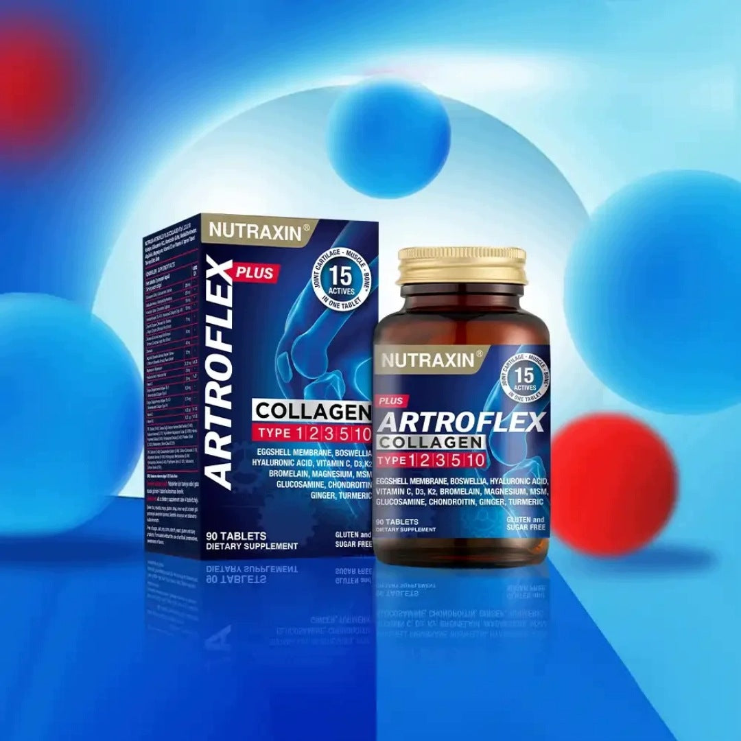 Nutraxin Artroflex Plus Collagen dietary supplement supporting joints 90 tabl. Brand Nutraxin